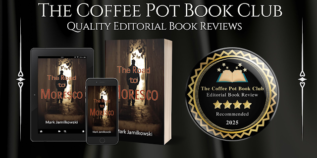 ❀༻ Books Worth Reading ༺❀
#BookReview - 4 STARS

✦ * . * The Road to Moresco
By Mark Jamilkowski * . * ✦

thecoffeepotbookclub.blogspot.com/2025/06/book-r…

#BooksWorthReading #BookOfTheDay #HistoricalFiction <a href="/RoadtoMoresco/">Mark Jamilkowski - Author</a>