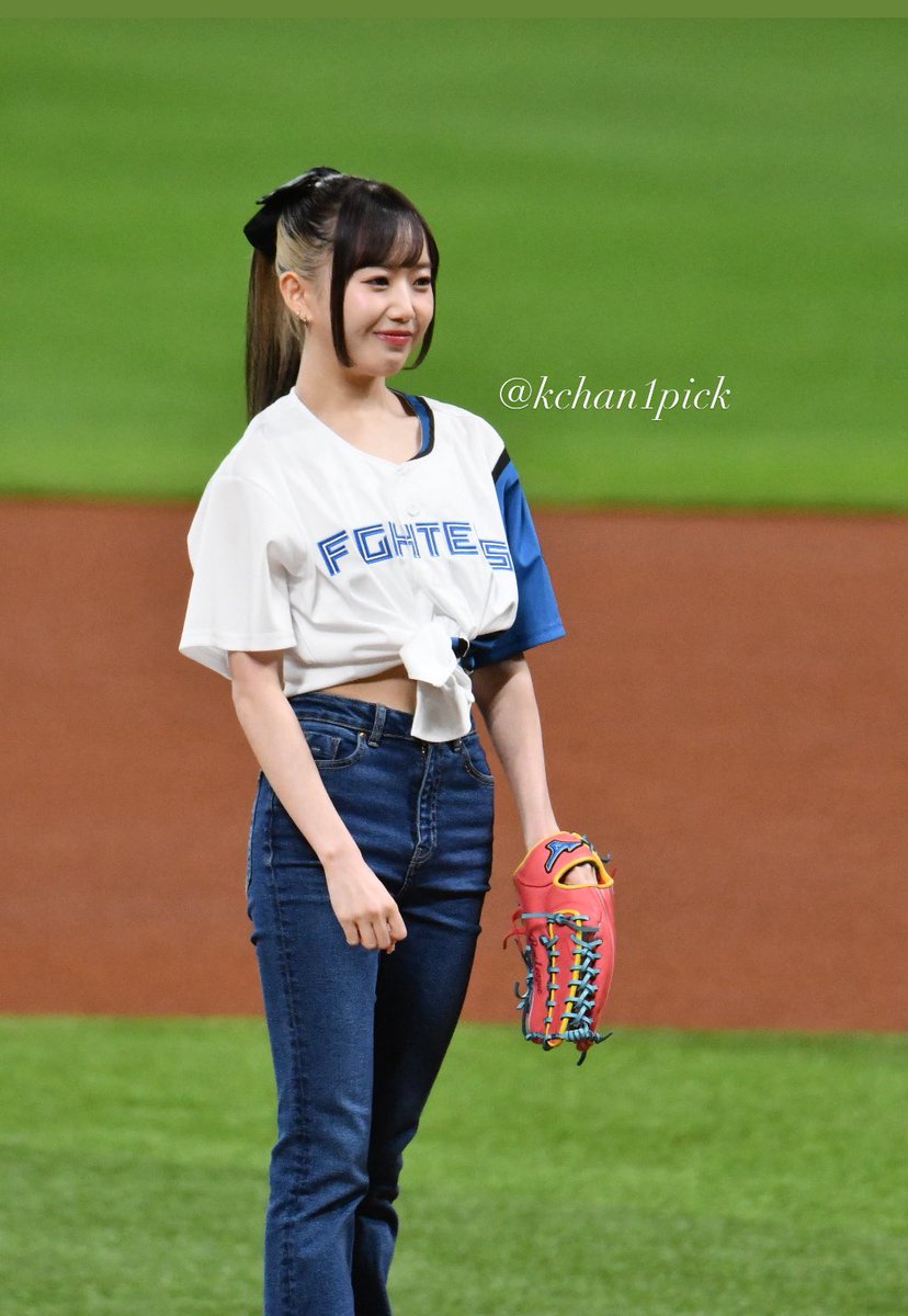 250604 エスコンフィールド 始球式⚾️ けーちゃん！よかったよ