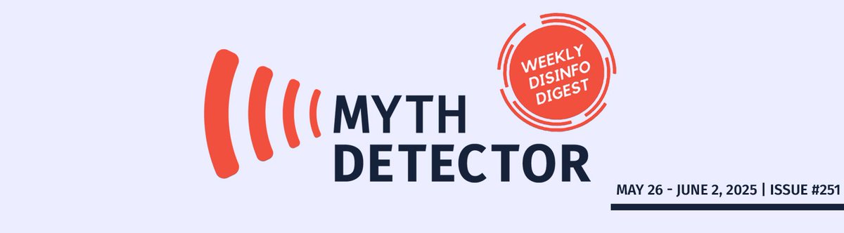MythDetector's tweet image. This week&apos;s #DisinfoDigest is out  👉mailchi.mp/mythdetector/d…
📌 Government propaganda attacks #WeimarTriangle countries criticizing GD’s actions  
📌 GD slams #Sweden over intentions of foreign funding regulation
