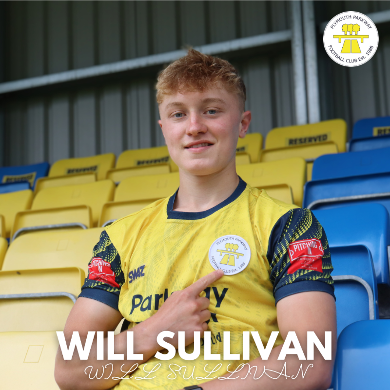 PlymouthPFC's tweet photo. New signing | ✍️

We are delighted to announce the signing of Will Sullivan from @MouseholeAFC!

Excited to have you on board, Will 💛

#ppfc | #RoundOurWay | #WelcomeWill
