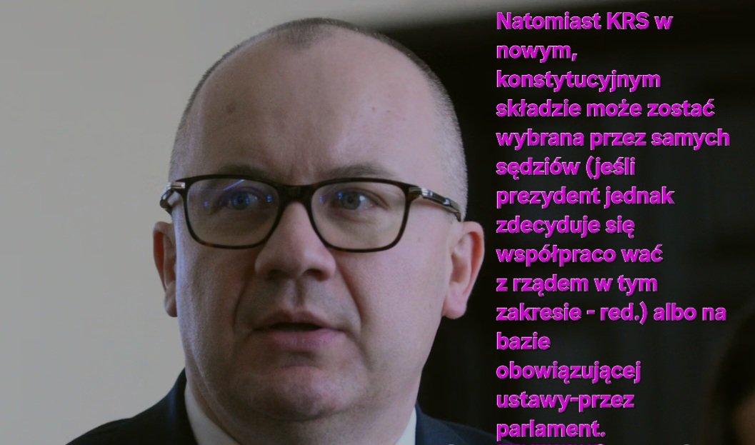 Szanowni Państwo  <a href="/Adbodnar/">Adam Bodnar</a> po raz kolejny udowadnia, że pod pozorem troski o praworządność prowadzi zwykłą grę polityczną. Przez 8 lat powtarzał jak mantrę, że wybór sędziowskiej części  <a href="/KRS_RP/">Krajowa Rada Sądownictwa</a> przez <a href="/KancelariaSejmu/">Sejm RP🇵🇱</a> to niekonstytucyjny zamach na niezależność sądów. Dziś – gdy