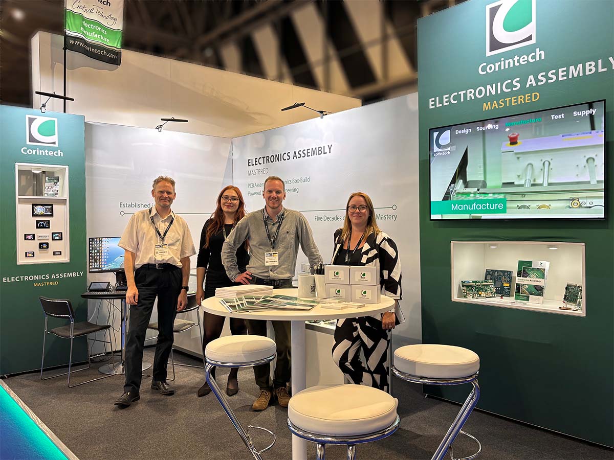 Day 1 at #Subcon2025! Come find us at Stand A21, NEC Birmingham. Let's talk PCB, IoT, hybrid circuits, product builds, &amp; our new PanelPilot range. Whether for a project or partnership, we'd love to connect! #Corintech #UKManufacturing