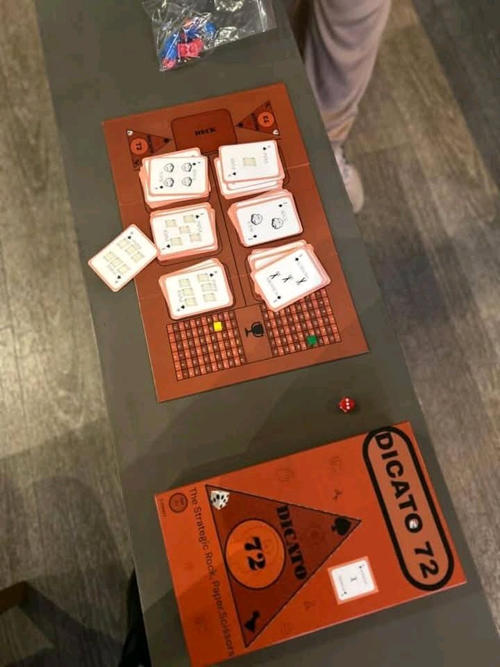 Lesiba Papo from Limpopo has invented a board game called Dicato 72