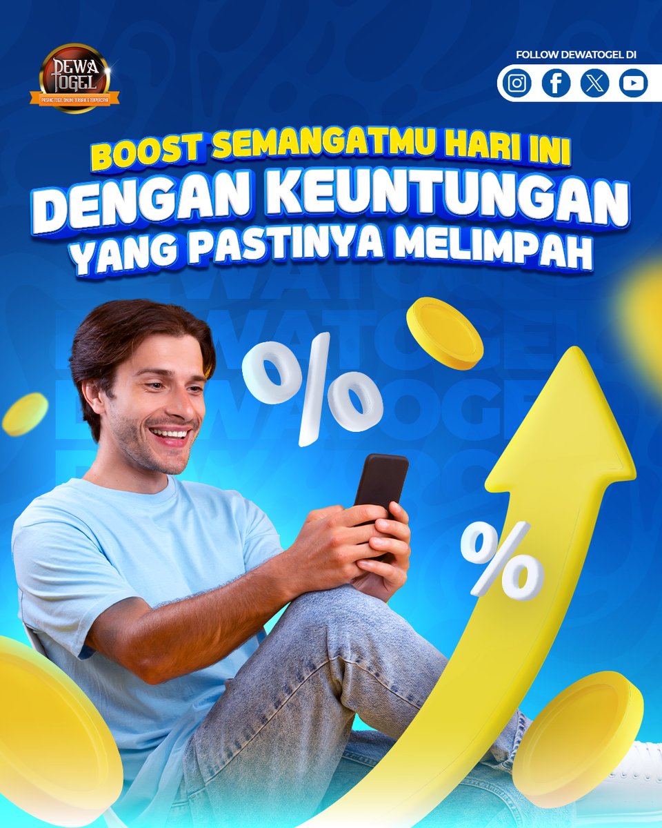 Lemah Letih Lesu? Boost semangatmu hari ini dengan keuntungan melimpah yang ada disini!

Klaim Bonus DP10% &amp; Bonus Free Saldo 25K khusus untuk kamu pelanggan baru! Buruan Klaim Sekarang 💸💸