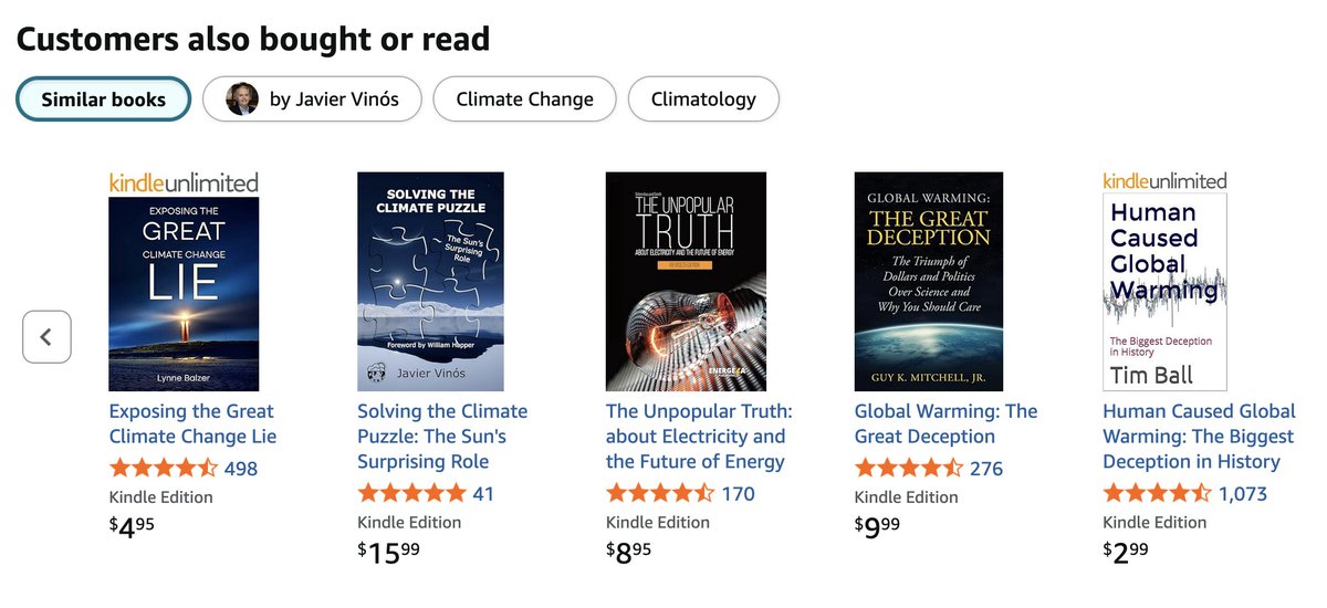 MikeChillit's tweet image. #ClimateIssues 

There appears to be a subject-matter trend in Amazon's climate isle.

Where have all the fearmongers gone?

Refrain: Gone to USAID's cemetery, every one?

What a time to be alive.