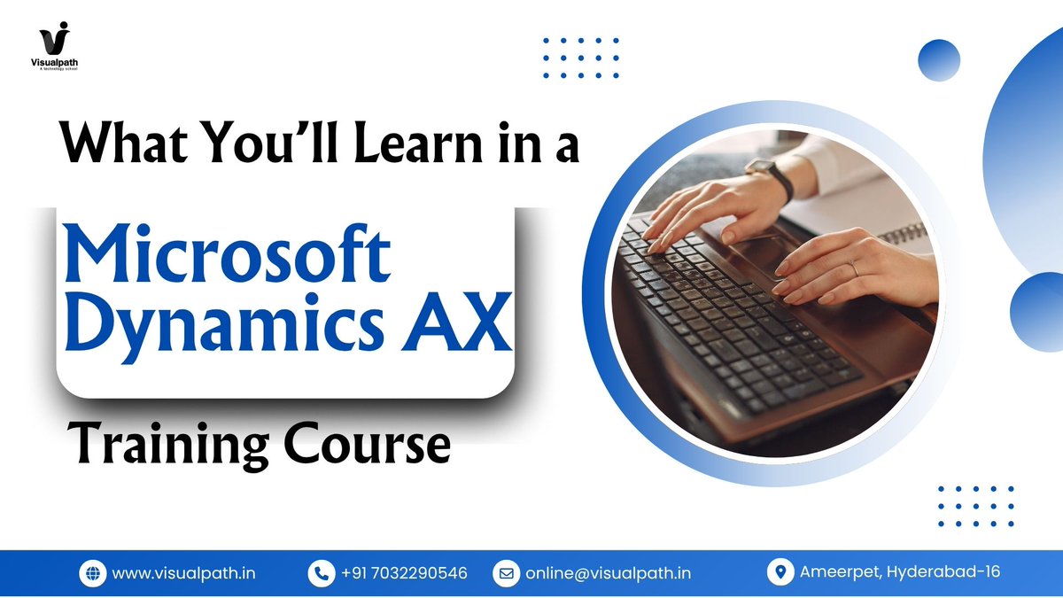 PravinChou430's tweet image. 🚀 What You’ll Learn in a Microsoft Dynamics AX Training Course 💼✨
Looking to kickstart your ERP journey in 2025? 📘
Gain real skills in finance, supply chain & development with hands-on training! 🧠💻
Read the full guide now 👇
🔗 medium.com/@pravin.visual…
#MicrosoftDynamicsAX