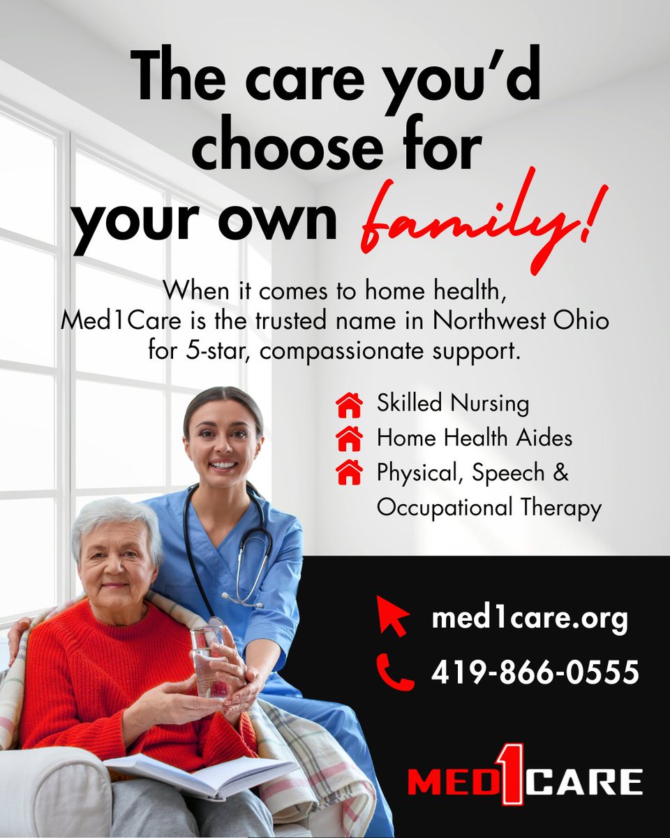 When it comes to home health, trust matters. 🏡❤️

#Med1Care offers skilled nursing, therapy, and personal care—delivered with the same compassion and attention we’d give our own loved ones.

👉 Learn more at med1care.org.

#homehealthcare