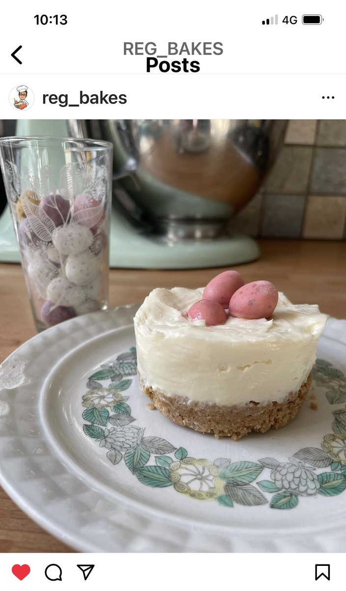 If you like photos of nice cakes etc, please give my youngest son a follow on Instagram - reg_bakes.

He's just finishing his A-levels, and planning next steps in turning a hobby into a living. A little confidence boost for a young entrepreneur would be much appreciated!