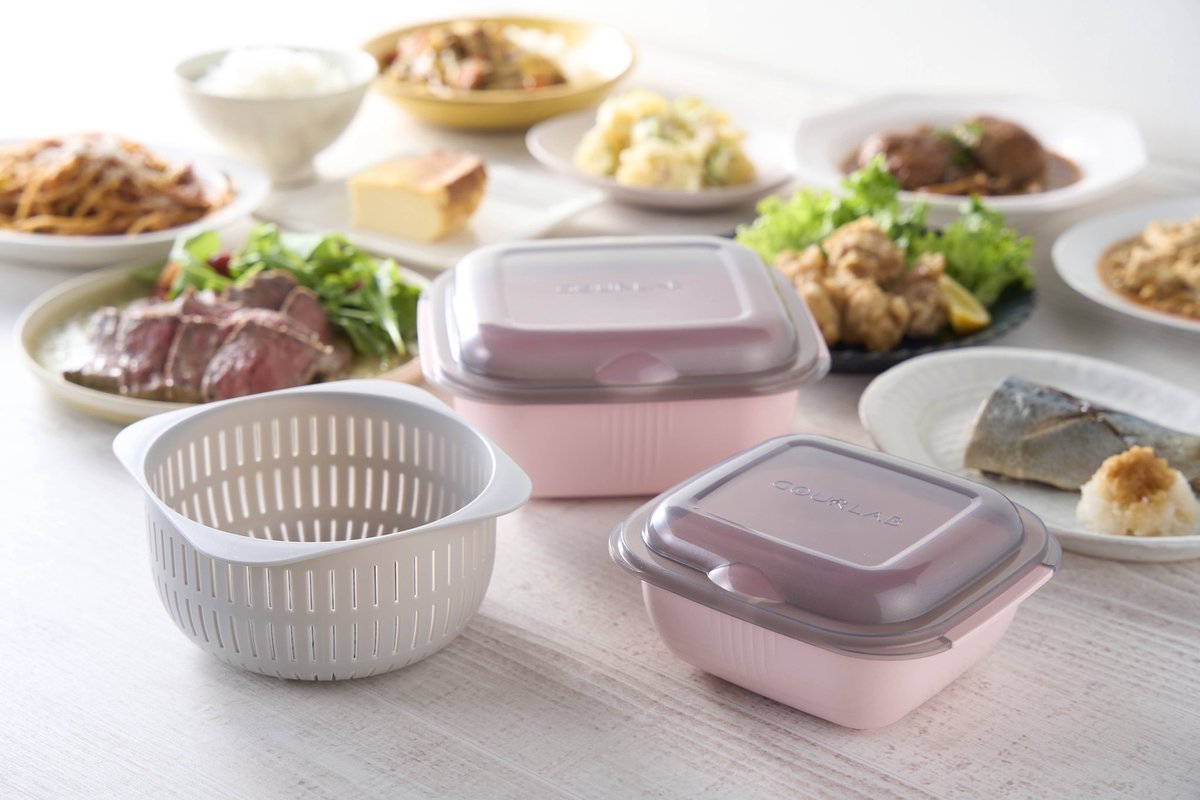 明日6月5日(木)に
 #QVC で #グルラボ の『コランダーマルチセット』が販売されます‼️

放送時間 9:00～10:00

ピーチ🍑レモン🍋レタス🥬の３色展開です✨
この機会をぜひお見逃しなく‼️