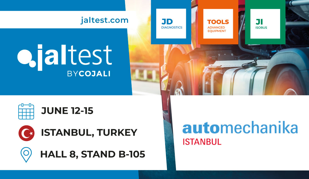 🚨 One week to go! Istanbul, we’re coming! 🇹🇷

Catch us at #AutomechanikaIstanbul from June 12 to 15 at Stand B-105 – Hall 8 🛠️✨

⏳ The countdown is on — just one week left! Will you be there?

#Jaltest #JaltestDiagnostics #AutomotiveAftermarket #CommercialVehicles