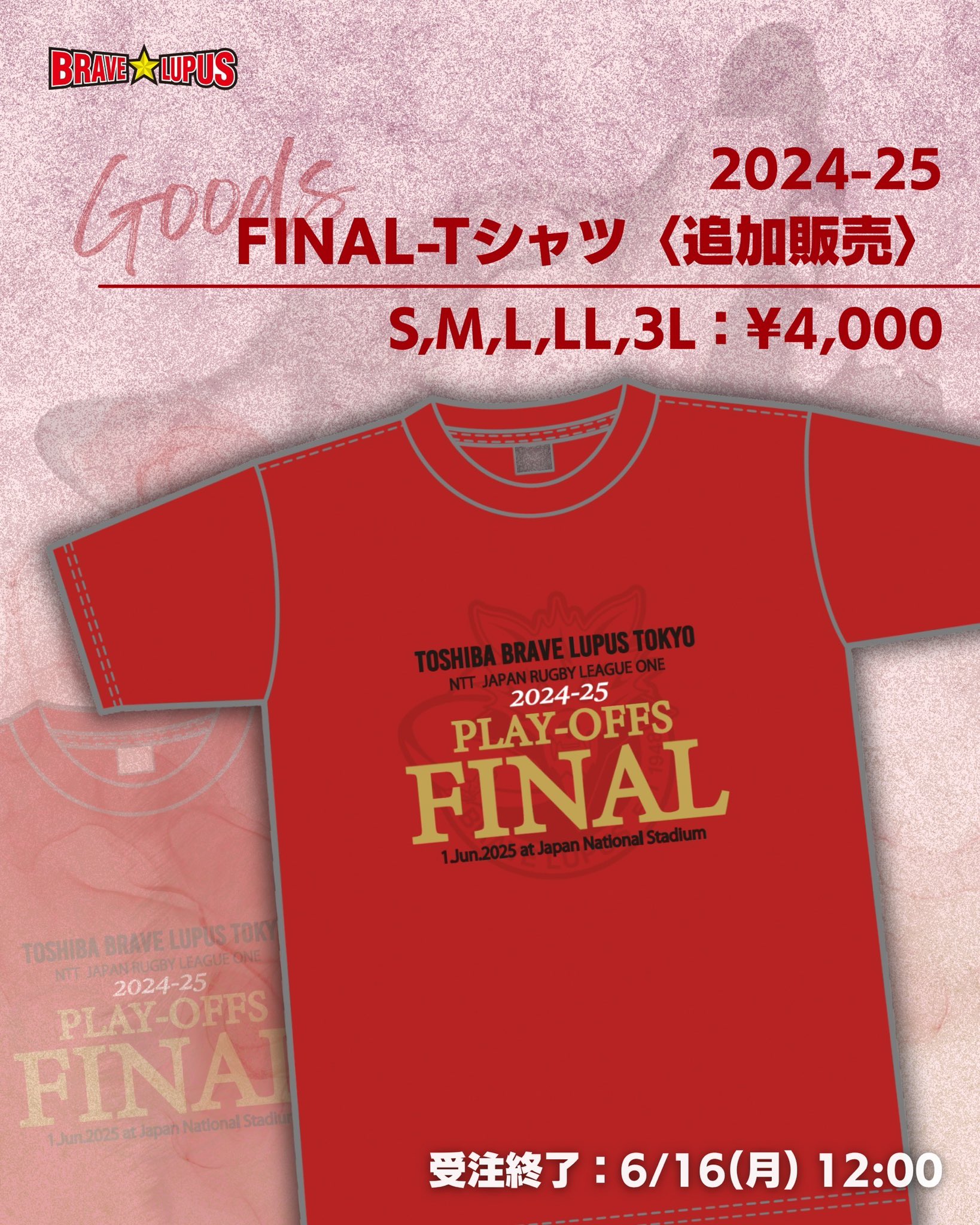 優勝記念Tシャツの受注販売のお知らせ | ニュース | 東芝