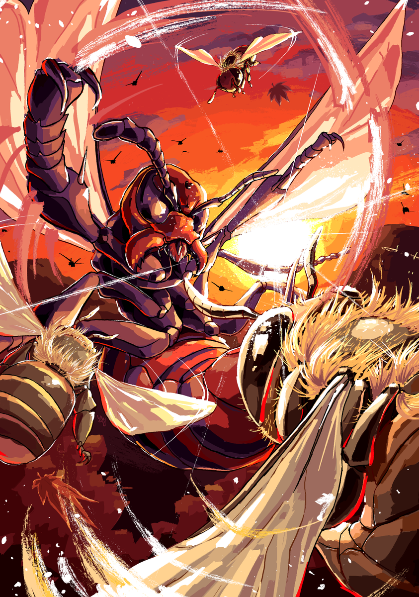 決戦　ーSHOW DOWNー

オオスズメバチVS二ホンミツバチ

#虫の日