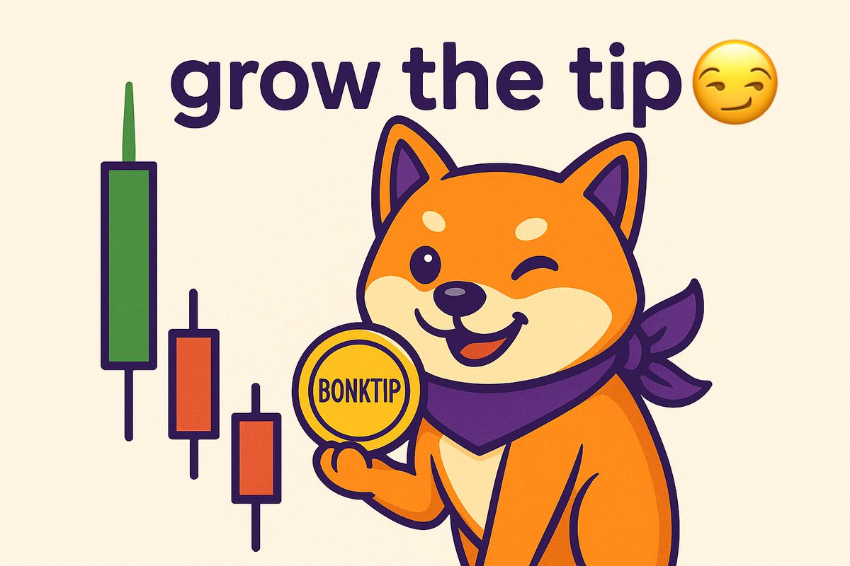 🚀 7× 1M $BONK giveaway 🚀  

• buy “just the tip 😏” ($≥1) on jup – bonktip.me/r/jup  
• like this tweet
• reply with tx (tx = 1 entry)

(optional, +1 entry) 
🔁 RT with: grow the tip 😏

entries: bonktip.me/r/bird  
prizes: 7× 1M $BONK
ends: 11 June
