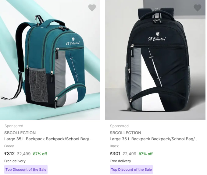 GrabOnIn's tweet image. 🎒 Stylish Backpacks @ JUST ₹312 ✨🔥
Perfect for work, travel, or college! 💼🧳
Grab yours before it’s gone! 🛍️

Link: grbn.in/jGou5tjuXg

#BackpackDeal #TravelEssentials #Under500 #BagGoals #DailyCarry #BudgetBuy #IndiaDeals #StyleAndFunction #OnlineShopping #ShopNow