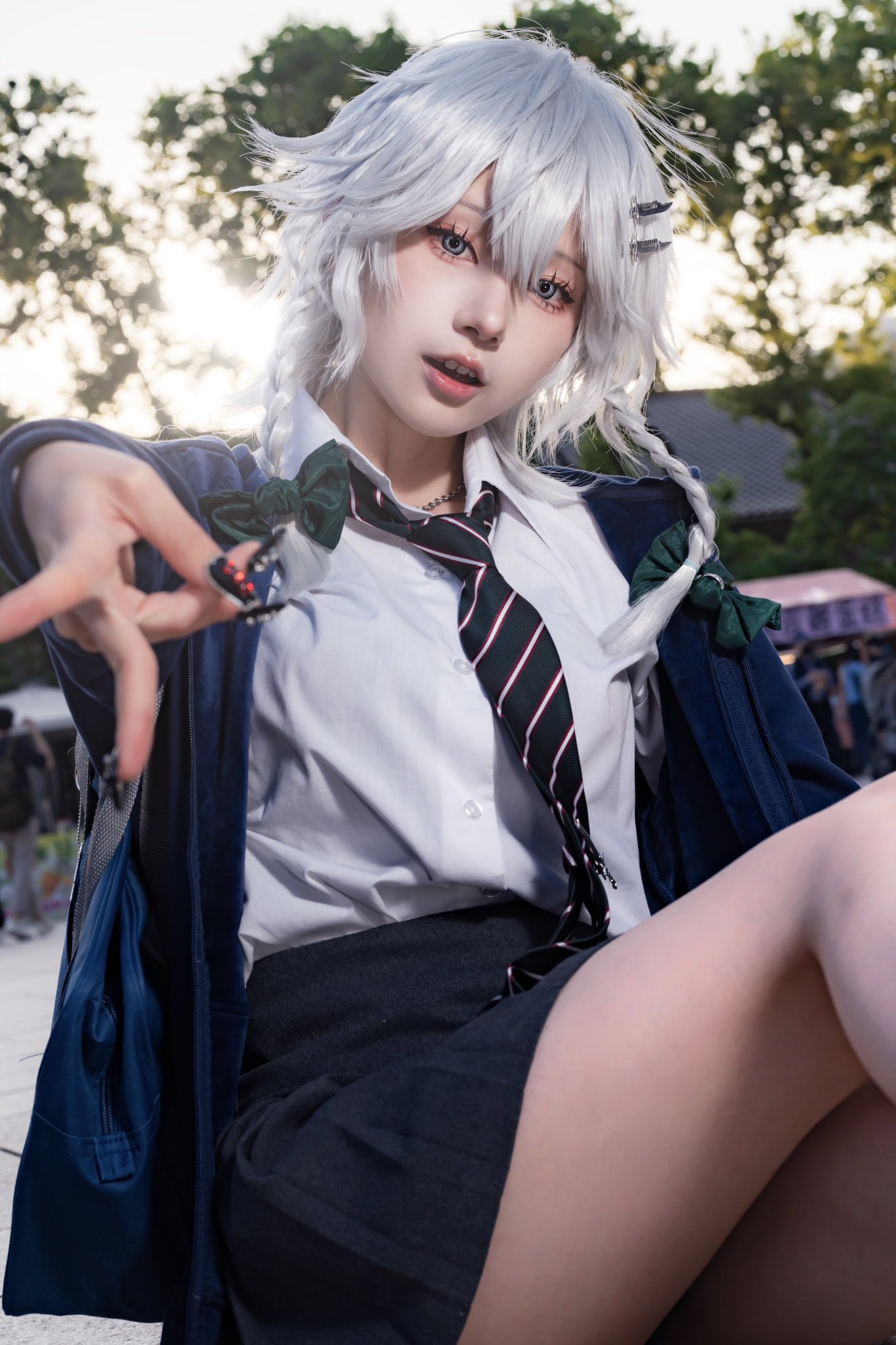 babylclub トップス 白 シズニルック ギャル 姫ギャル 関西コレクション 2025 私服ver🖤 姫ギャルy2kコーデだよん