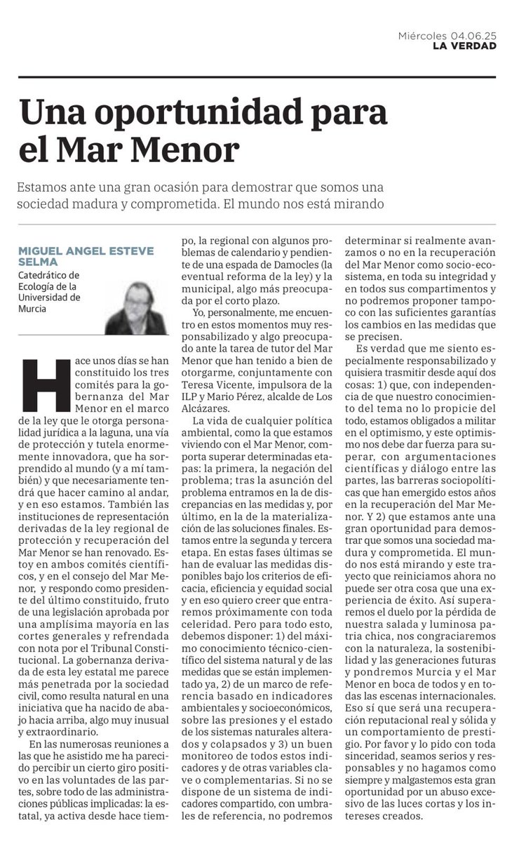 Alianza Mar Menor ➡️ AMARME tweet media