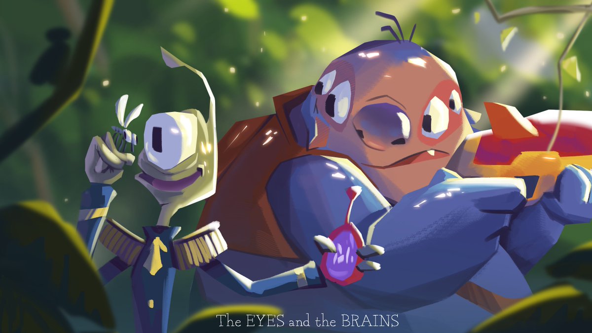 Quick study Day 4
The EYES and the BRAINS

#LiloandStitch #Stitch #artstudy #Stitchfanart #Jumba #pleakley #JumbaandPleakley