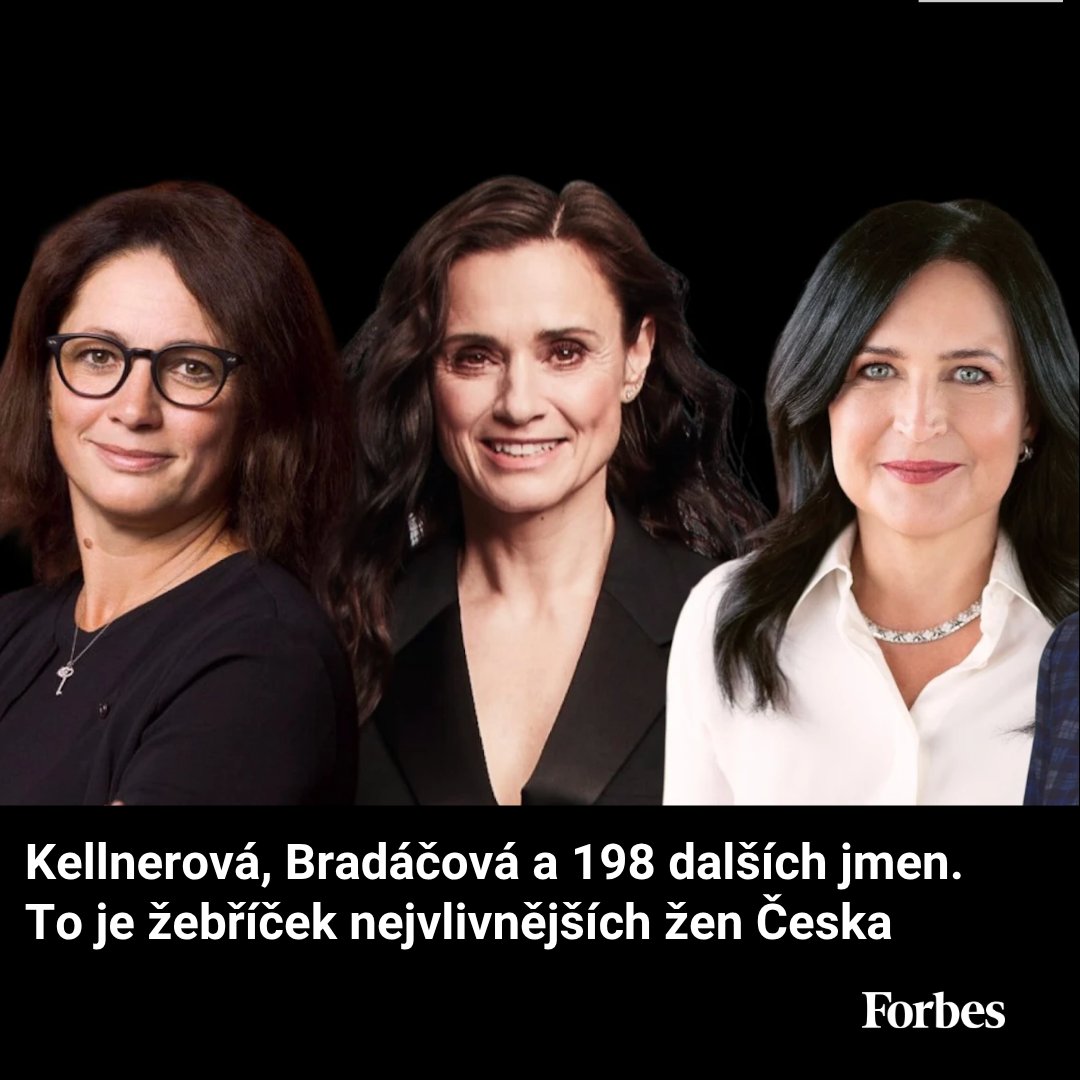 Představujeme vám ženy, jež přímo ovlivňují to, jak se nám v Česku daří. V našem žebříčku, který jsme sestavili už počtrnácté, jich máme znovu dvě stě.  Ženy, které mění Česko k lepšímu. 💃 forbes.cz/lists/zeny25/
