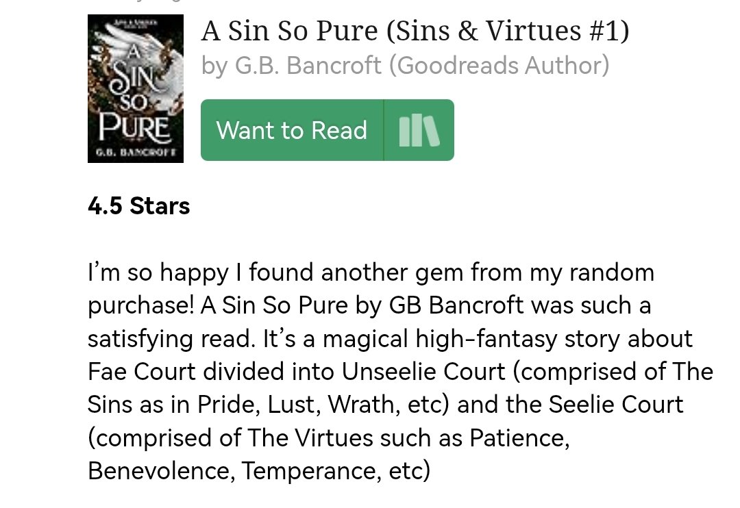 TJDallas7's tweet photo. Colour me intrigued ππ₯ Sins and Virtues?? π That's right up my alley! (Not my review BTW)
#amreading #reader #readercentral https://t.co/dmHyzk8Owj