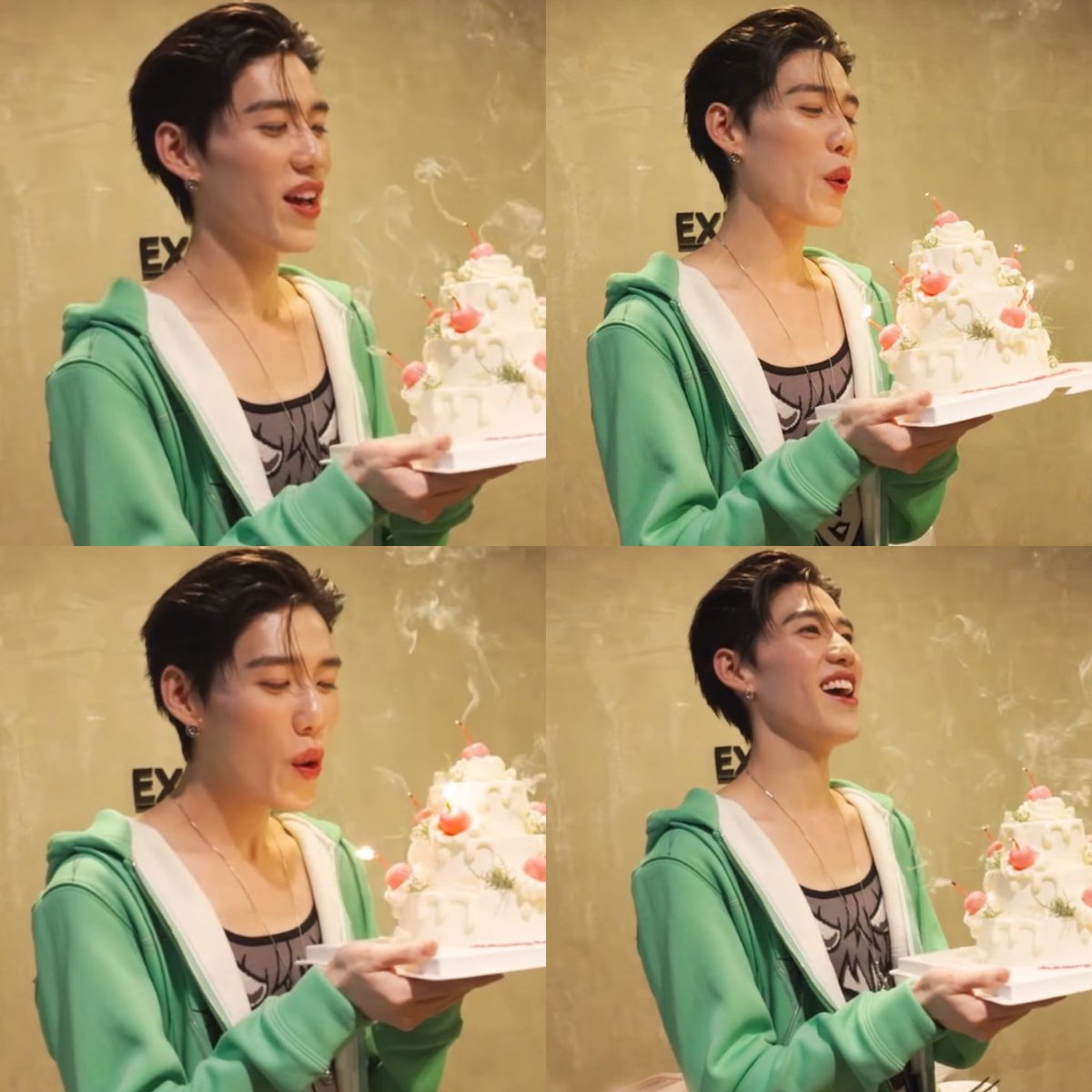 อยากเหมาเค้กหมดโลกให้น้องพีเป่าคนเดียว น่ารักกง่ะ😽🎂🍒