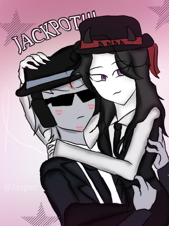 JasperMaruel's tweet photo. Hi!! I'm jasper and this is my new account , I wanna restart again hehe anyway 

My forsaken oc x canon my oc name is cecelia  and she's paring with chance ! ✨️  
#Forsaken #chanceforsaken #forsakenoc #ocxcanon #ChanCelia #GamblingClover https://t.co/DrN16Pqwbh