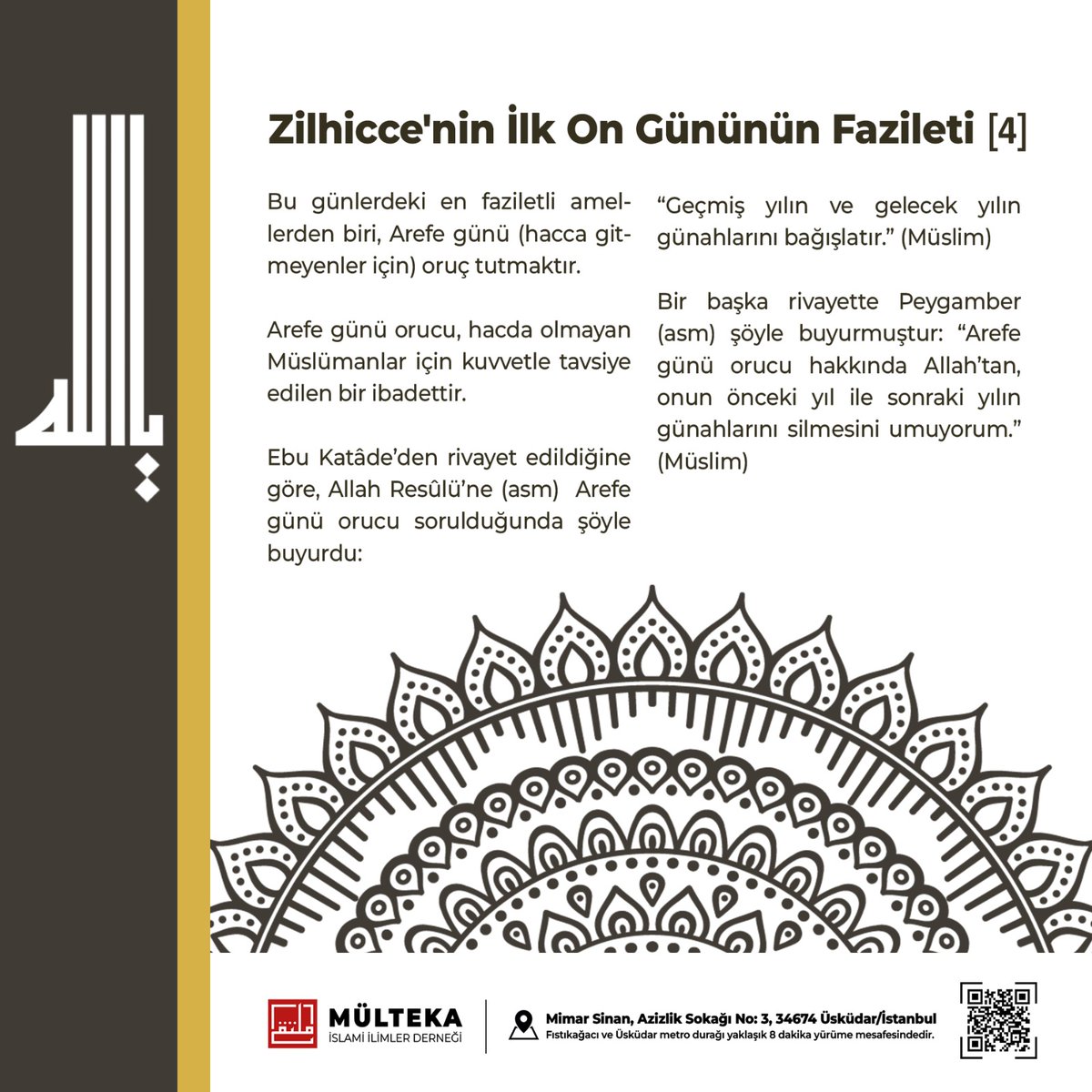 Mülteka İslami İlimler (@multeka_) on Twitter photo 