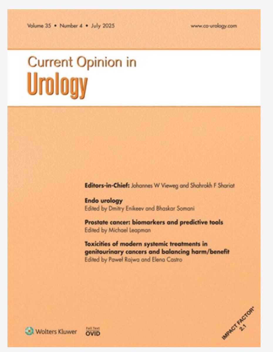 Dmitry Enikeev (@dmitry_enikeev) on Twitter photo Together with Prof. Bhaskar Somani <a href="/endouro/">Prof Bhaskar Somani</a>, we have become the editors of the latest issue of Current Opinion in Urology journals.lww.com/co-urology/pag…
This issue features the most significant achievements in endourology over the past few years.
Don't miss it! Together with Prof. Bhaskar Somani <a href="/endouro/">Prof Bhaskar Somani</a>, we have become the editors of the latest issue of Current Opinion in Urology journals.lww.com/co-urology/pag…
This issue features the most significant achievements in endourology over the past few years.
Don't miss it!