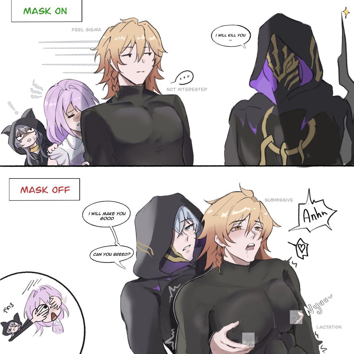 マスクがないならもっと楽しいかなモスちゃん🫢
#phaidei #flamedei (?)