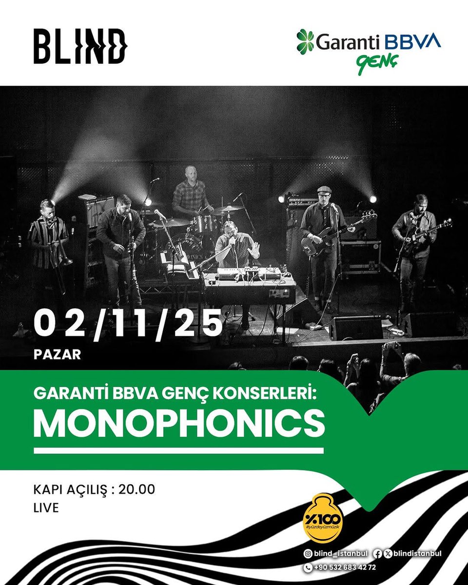 saykedelik tınılara eşlik eden soul vokallerin doğru adresi monophonics, 2 kasım'da istanbul'da. 🎤