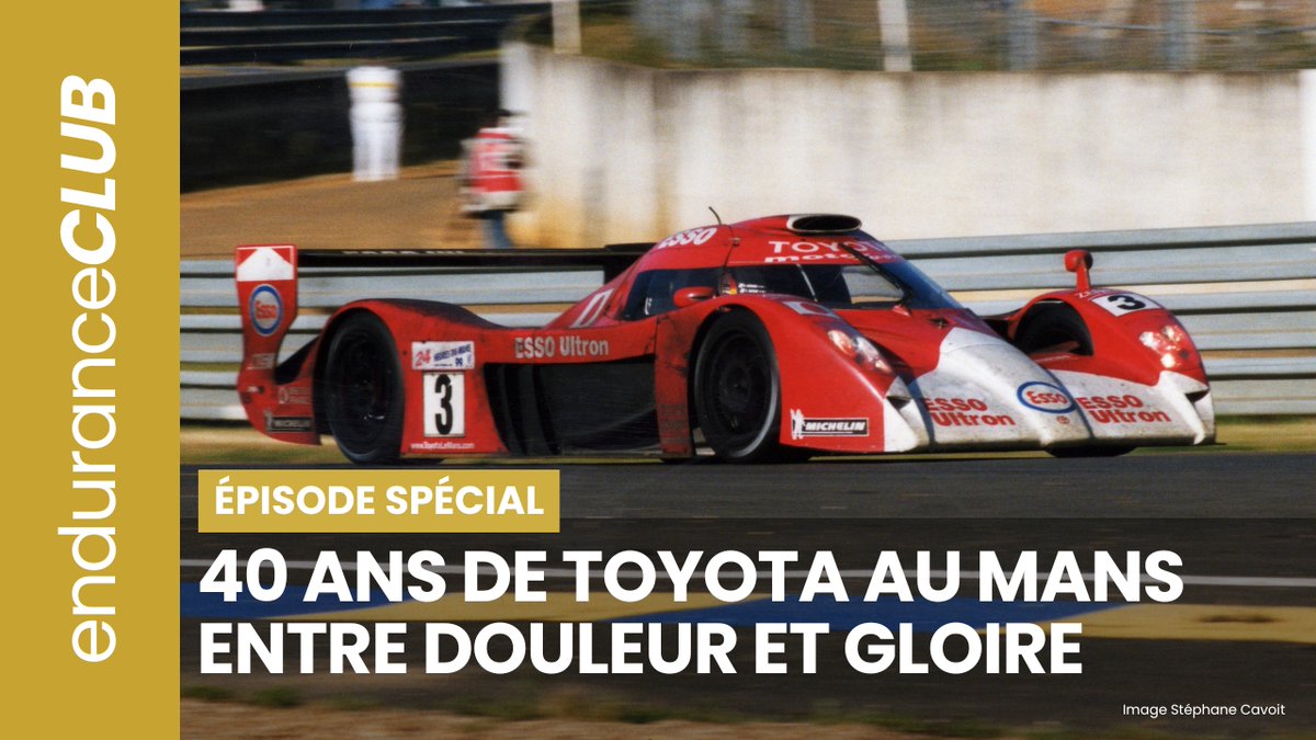 Endurance Mag (@endurancemagfr) on Twitter photo 🎙 𝒆𝒏𝒅𝒖𝒓𝒂𝒏𝒄𝒆 𝑪𝑳𝑼𝑩
De 1985 à leur triomphe, revivez 40 ans d’innovations, de performances et de désillusions pour #Toyota aux 24 Heures du Mans.
👥 Avec <a href="/anthonydrevet/">Anthony Drevet</a> et <a href="/GeoffroyBarre/">φeoffröy B∂rrΞ</a>.
➡ YouTube : bit.ly/3HsnwUJ
#LeMans24 #WEC #enduranceCLUB 🎙 𝒆𝒏𝒅𝒖𝒓𝒂𝒏𝒄𝒆 𝑪𝑳𝑼𝑩
De 1985 à leur triomphe, revivez 40 ans d’innovations, de performances et de désillusions pour #Toyota aux 24 Heures du Mans.
👥 Avec <a href="/anthonydrevet/">Anthony Drevet</a> et <a href="/GeoffroyBarre/">φeoffröy B∂rrΞ</a>.
➡ YouTube : bit.ly/3HsnwUJ
#LeMans24 #WEC #enduranceCLUB