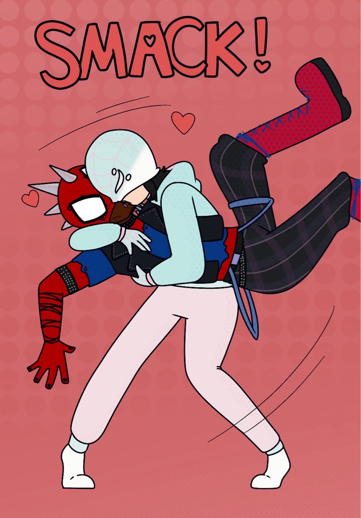TeaSweet13's tweet photo. My internet has been out today and it has pissed me the fuck off so have some CandyPunk I drew.

#myart #myartwork #myoc #spiderverseoc #spiderverse #hobiebrown #ocxcanon #candypunk #redraw https://t.co/vQYfqmndBR
