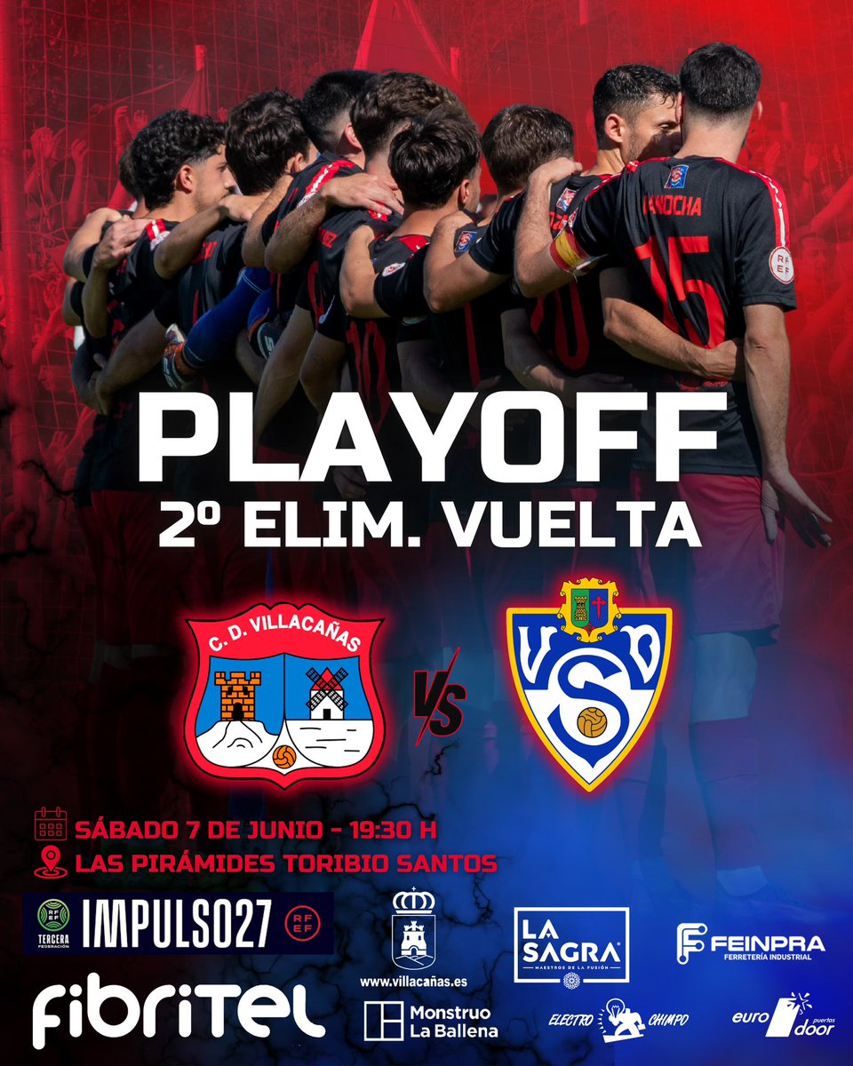 PLAYOFF ASCENSO ⚽🔥 – FINAL DE GRUPO (VUELTA)

Sábado. En casa. Por seguir haciendo historia.
Tras el 0-1 en la ida, traemos una ligera ventaja, sí… pero ATENCIÓN queda lo más duro.

⬇️⬇️