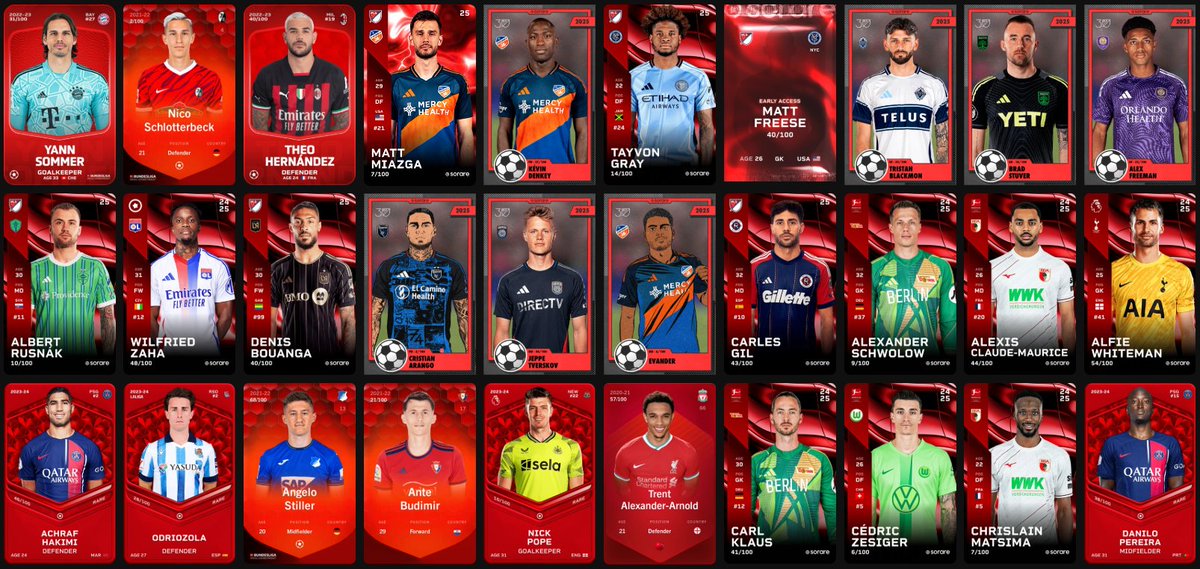 Retweet / Like would mean a lot!😊

Some CRAZZYYYY players bought/traded last night!🔥
If you're interested, let me know!❤️

If you're looking to sell a bundle / gallery -> DM!📩

#sorare #soraretrader