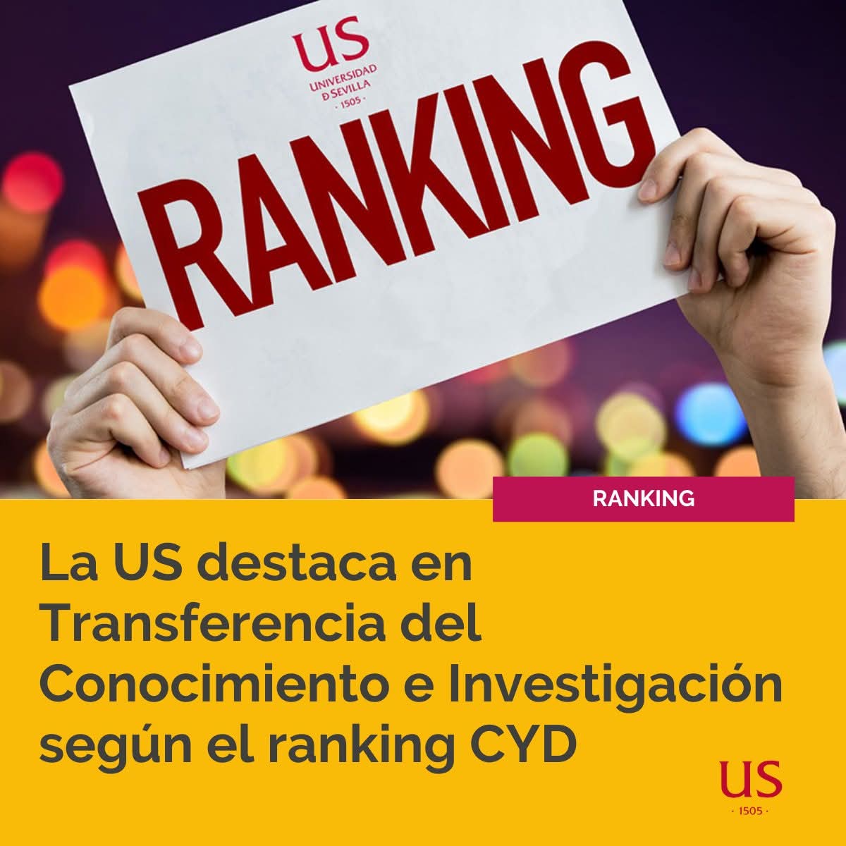 Consejo Social US (@consejosocialus) on Twitter photo #csus #OrgulloUS 🕍🧑🎓
📢 ¡Enhorabuena a toda la comunidad universitaria! Seguimos avanzando juntos. 🙌✨
#RankingCYD #UniversidadDeSevilla #Investigación #TransferenciaDeConocimiento #EducaciónSuperior
<a href="/conferenciacs/">ConferenciaCS</a>
📝👇
facebook.com/share/p/16SgKX… #csus #OrgulloUS 🕍🧑🎓
📢 ¡Enhorabuena a toda la comunidad universitaria! Seguimos avanzando juntos. 🙌✨
#RankingCYD #UniversidadDeSevilla #Investigación #TransferenciaDeConocimiento #EducaciónSuperior
<a href="/conferenciacs/">ConferenciaCS</a>
📝👇
facebook.com/share/p/16SgKX…