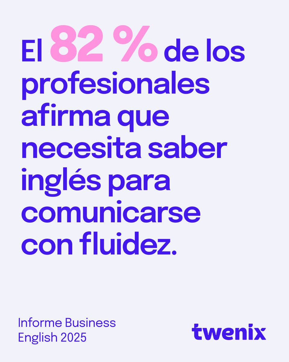 🤖 La IA está everywhere.
Pero, ¿qué pasa con el aprendizaje de idiomas?

🔥👇 Descárgate GRATIS nuestro informe anual sobre formación de inglés y descúbrelo YA.
twenix.com/ebooks/informe…

#RRHH #RecursosHumanos #BusinessEnglish #IA
