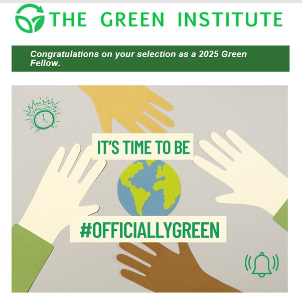 Divya Singhal (@ajmerkidivya) on Twitter photo Happy to begin my journey as a #GreenFellow2025 ! I just took the #OfficiallyGreen challenge: âI will never drop that waste on the floor.
Grateful for the opportunity to be part of this community and excited for the path ahead
#OfficiallyGreen #Sustainability <a href="/theGreenHQ/">The Green Institute</a> Happy to begin my journey as a #GreenFellow2025 ! I just took the #OfficiallyGreen challenge: âI will never drop that waste on the floor.
Grateful for the opportunity to be part of this community and excited for the path ahead
#OfficiallyGreen #Sustainability <a href="/theGreenHQ/">The Green Institute</a>