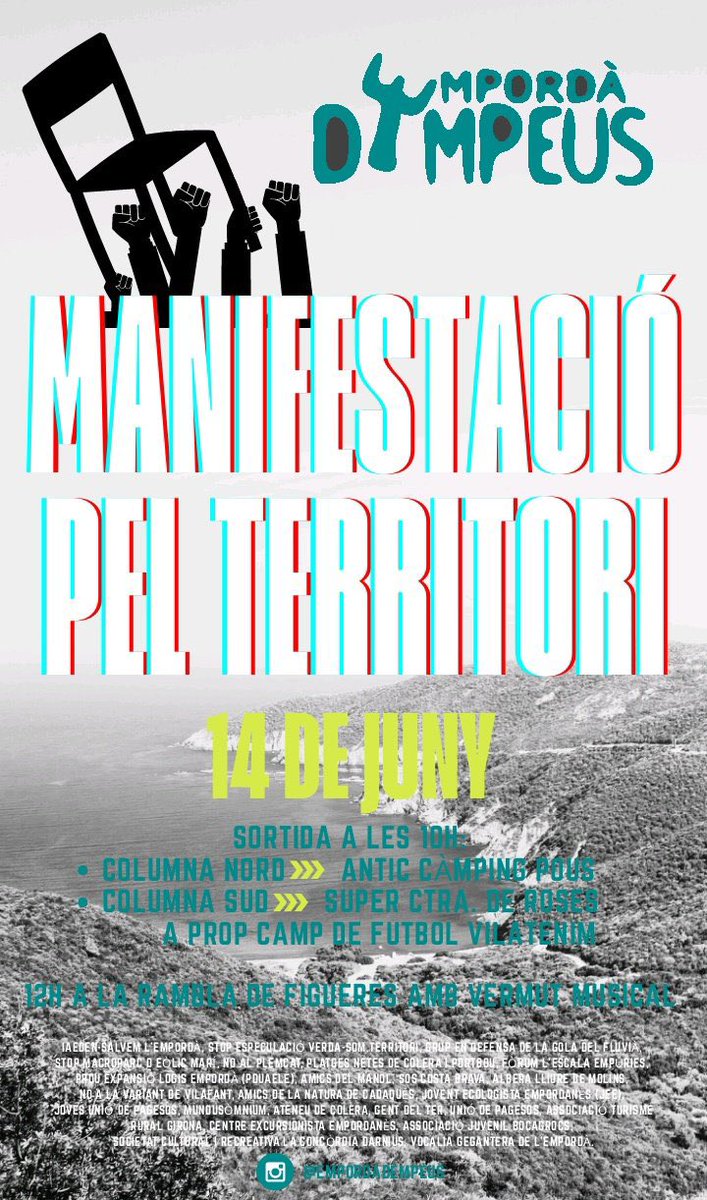 Sempre dempeus per l’Albera i per tots els espais naturals de l’Empordà! 💪
Amb l’inici del #PNAlbera, l’Albera quedarà blindada davant les zones d’acceleració renovables (ZAR, fa 25 anys eren les ZDP) i els interessos públics superiors.
Una clara victòria que hem de reivindicar!