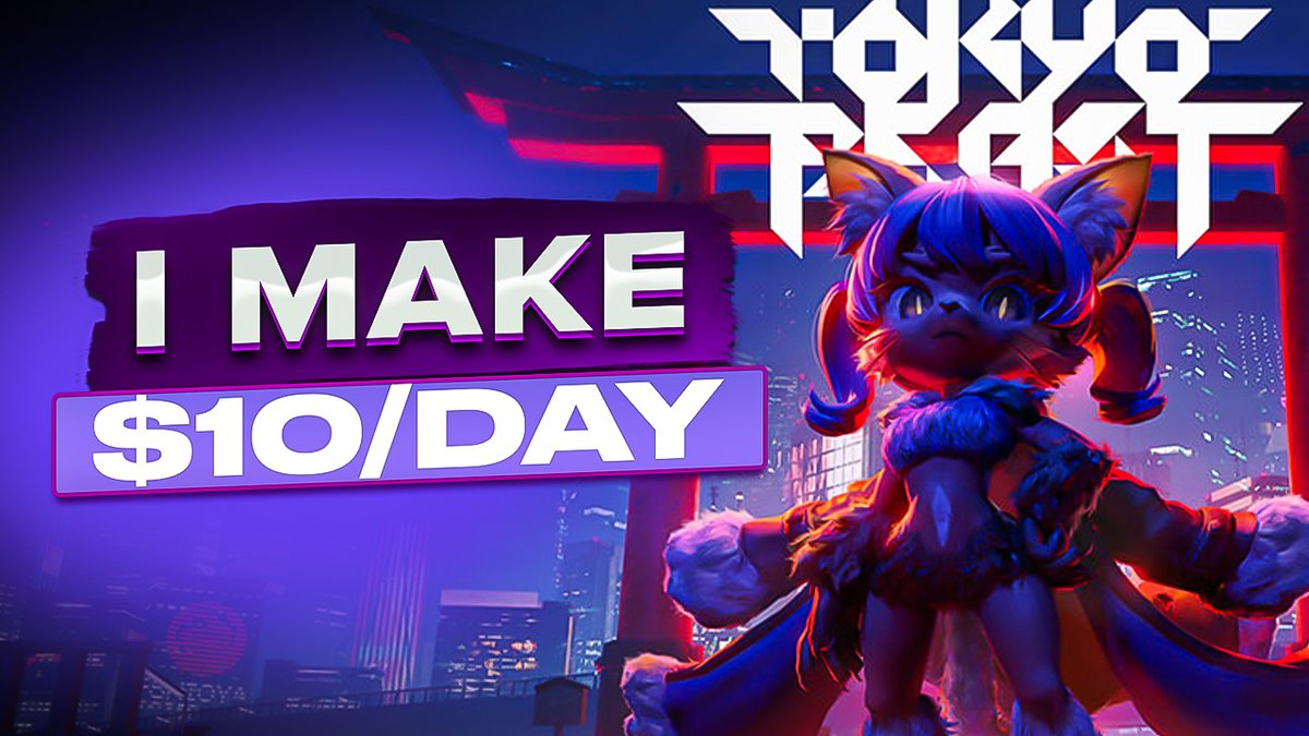 Tokenize 360 (@tokenize360) on Twitter photo Some people are making $10/Day in <a href="/TOKYOBEAST_EN/">TOKYO BEAST</a>
Others made $200+ yesterday for 30 minutes of playing
How does all this work, and what's next for Tokyo Beast?
We made a YouTube video explaining all that and more
Check it out: youtu.be/rD_Pd_s1dZ4 Some people are making $10/Day in <a href="/TOKYOBEAST_EN/">TOKYO BEAST</a>
Others made $200+ yesterday for 30 minutes of playing
How does all this work, and what's next for Tokyo Beast?
We made a YouTube video explaining all that and more
Check it out: youtu.be/rD_Pd_s1dZ4