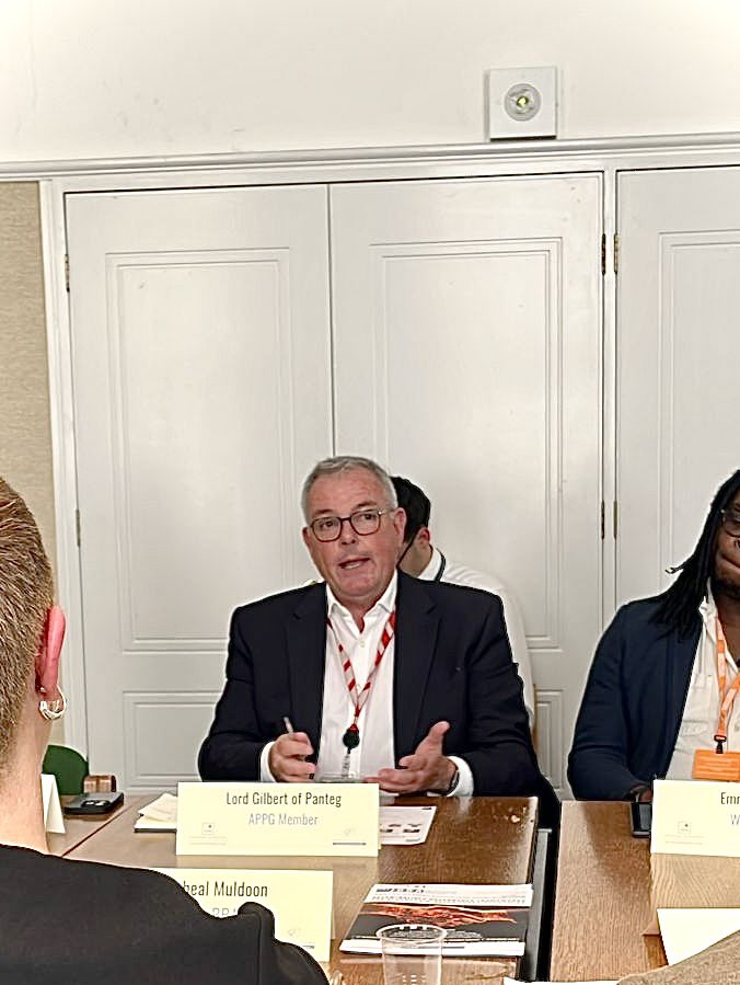 🎤 APPG Member, Rt. Hon. Lord Gilbert of Panteg, sharing policy insights at the Parliamentary #Blockchain and #Crypto Assets Roundtable, held yesterday in the Houses of Parliament. 

#APPG #Web3 #Policy #Crypto #Blockchain #DeFi #EvidenceBasedBlockchain