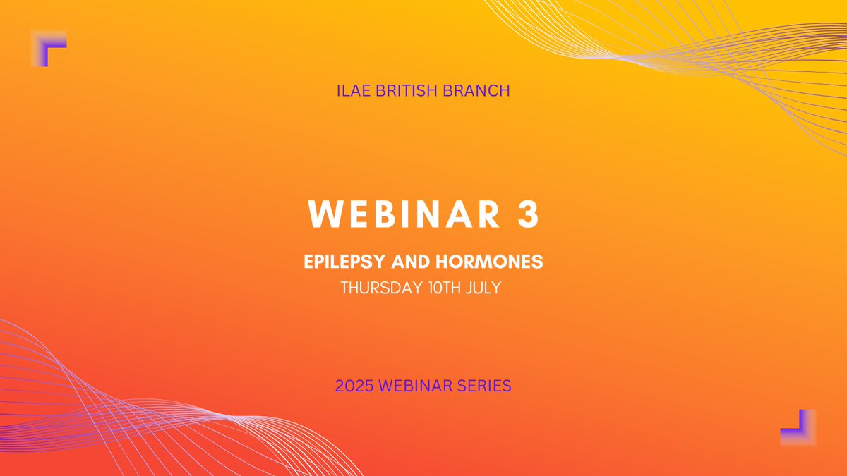 🎤Dr Emily Pegg will be joining us on the 10th of July as part of our 2025 Epilepsy Webinar Series to talk about 'Epilepsy management considerations during the menopause transition'. 

Register now for the webinar: forms.gle/RNUsQ5eWoi8ano…

#Epilepsy2025