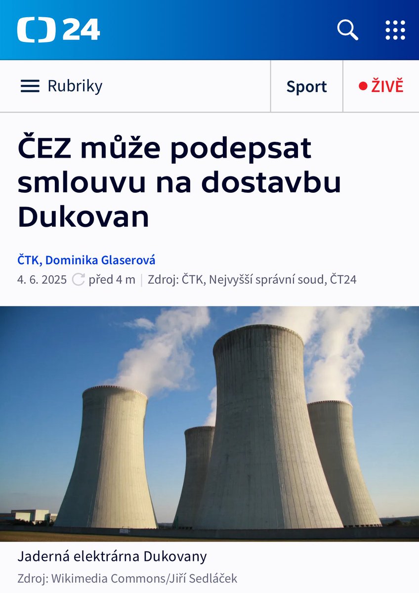 Skvělá zpráva pro Česko a hlavně pro Plzeň!

Soud zrušil opatření, které bránilo podpisu smlouvy na dostavbu Dukovan. Co to znamená?

✅ Posun k energetické soběstačnosti a bezpečnosti
✅ Práci pro české firmy
✅ Zakázky pro Plzeň Doosan Škoda Power, jednoho z klíčových