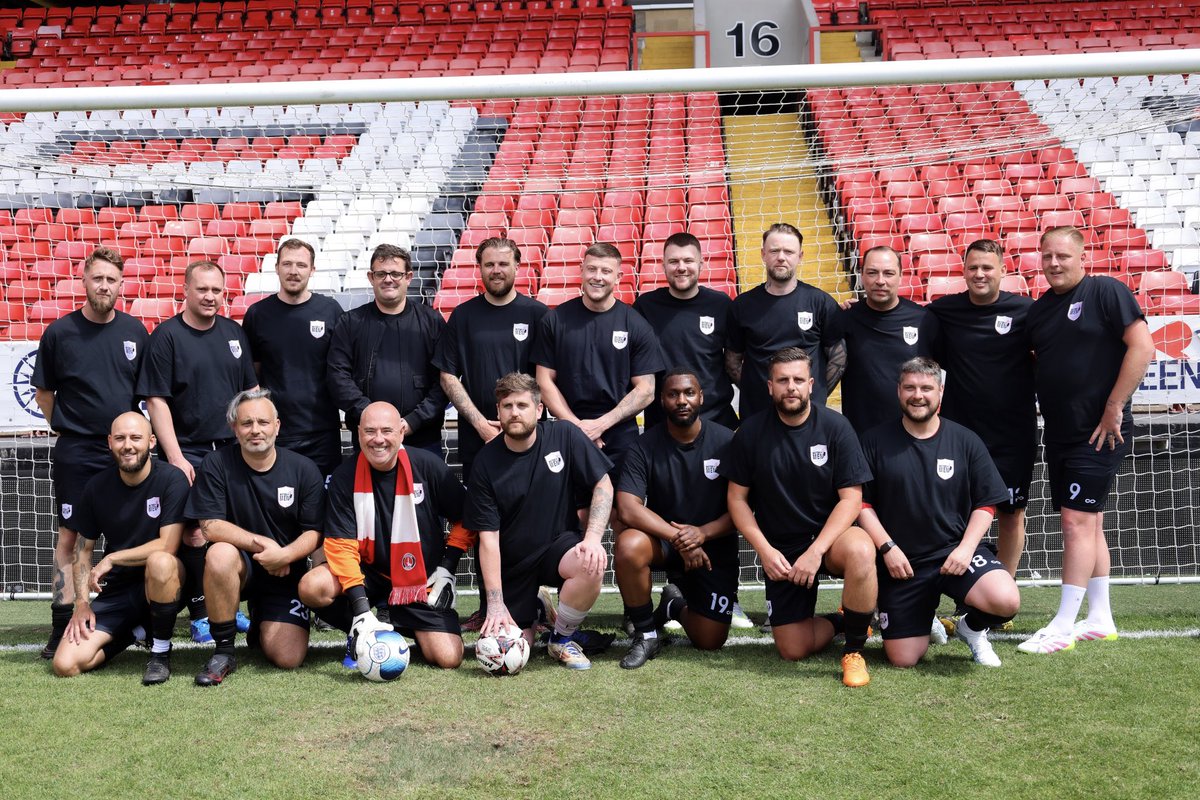 What a day …. 
Bringing this team to play at <a href="/CAFCofficial/">Charlton Athletic FC</a> pitch and raising awareness for Samaritans. 
Couldn’t be prouder of this team and the way we have stuck together all these years. 

Bring on the next game. 

Thank you <a href="/lilnelz21/">Chanelle Davis</a> for these 🖤🩷