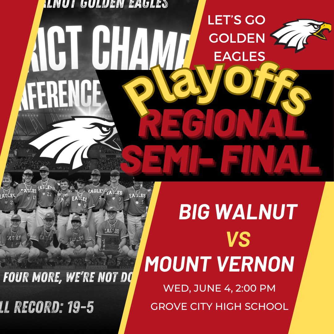 Big Walnut Baseball (@bigwalnutbase) on Twitter photo It’s GAME DAY. Regional semi-final action. <a href="/BigWalnutEagles/">Big Walnut Athletics</a> <a href="/DispatchFrank/">Frank DiRenna</a> <a href="/PrepBaseballOH/">Prep Baseball Ohio</a> <a href="/OHCDBCA/">Central District Baseball Coaches Association</a> It’s GAME DAY. Regional semi-final action. <a href="/BigWalnutEagles/">Big Walnut Athletics</a> <a href="/DispatchFrank/">Frank DiRenna</a> <a href="/PrepBaseballOH/">Prep Baseball Ohio</a> <a href="/OHCDBCA/">Central District Baseball Coaches Association</a>