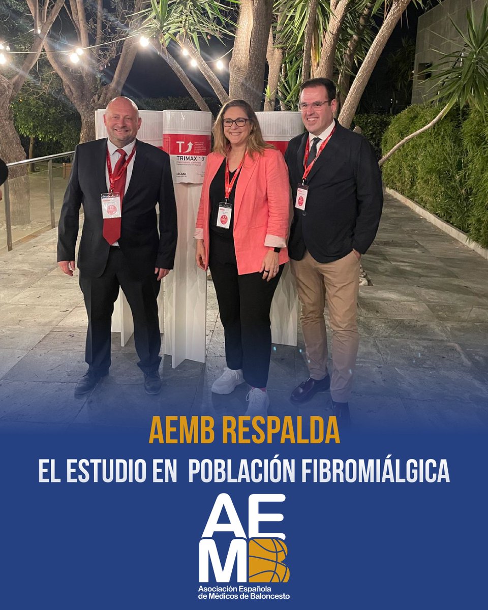 AEMB (@medicosbasket) on Twitter photo 🟠AEMB presente en la presentación de un nuevo estudio acerca de la eficacia del TRIMAX 10 en población Fibromiálgica🟠
👉🏼 Nuestra vicepresidenta <a href="/doctoratrevi/">Silvia Treviño</a> acompañó a los responsables de AS&NL Joan Casadesús y Toni Roset en esta velada realizada en Barcelona. 🟠AEMB presente en la presentación de un nuevo estudio acerca de la eficacia del TRIMAX 10 en población Fibromiálgica🟠
👉🏼 Nuestra vicepresidenta <a href="/doctoratrevi/">Silvia Treviño</a> acompañó a los responsables de AS&NL Joan Casadesús y Toni Roset en esta velada realizada en Barcelona.