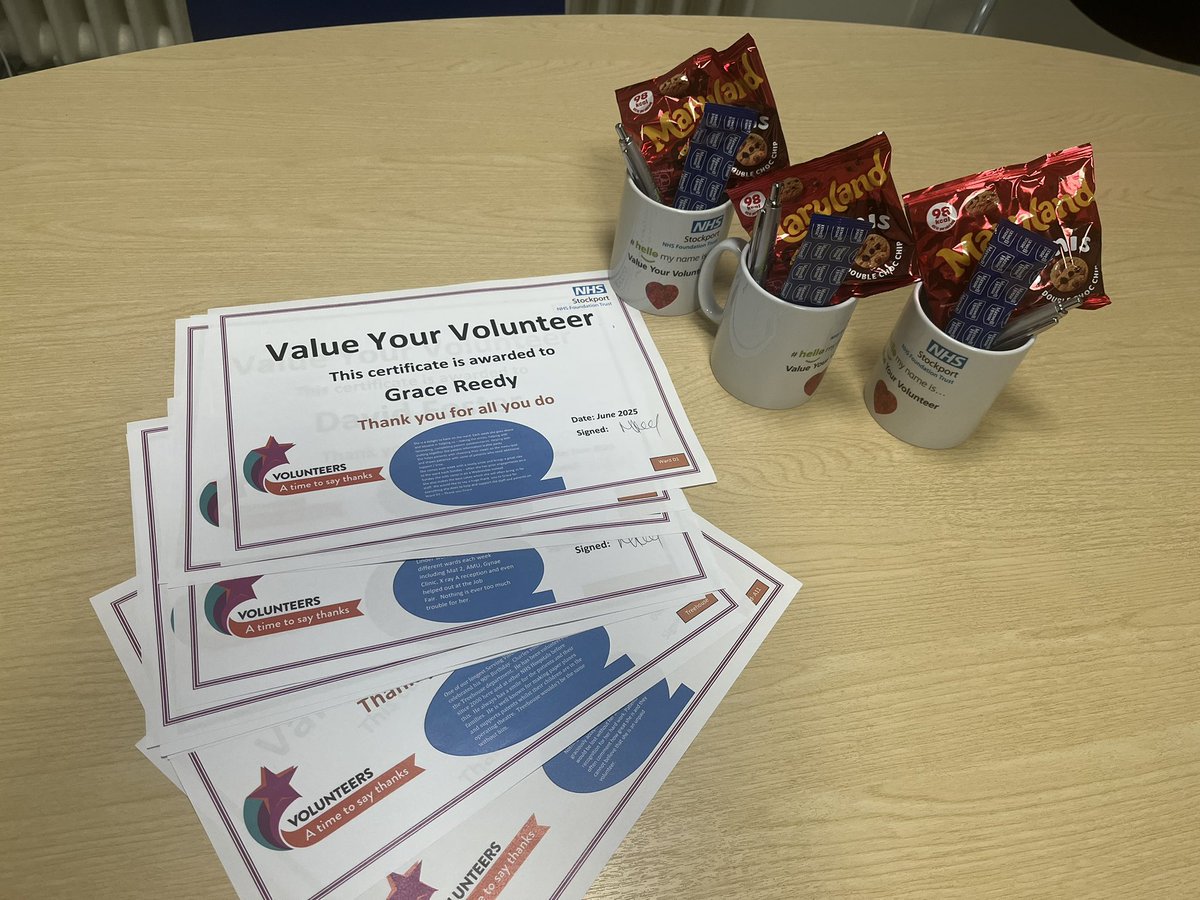 Stockport Patient Experience (@stockportptexp) on Twitter photo Celebrating Volunteersβ Week!
A huge THANK YOU to all our incredible volunteers β past and present β who give their time, energy, and compassion so generously. π
Your support makes everything we do possible <a href="/StockportNHS/">Stockport NHS FT</a> <a href="/helshow1/">HH</a> <a href="/NicolaFirth6/">Nicola Firth</a> <a href="/AoifeIsherwood/">#hellomynameis π» Aoife π</a> <a href="/hood_mamoona/">Mamoona Hood</a> Celebrating Volunteersβ Week!
A huge THANK YOU to all our incredible volunteers β past and present β who give their time, energy, and compassion so generously. π
Your support makes everything we do possible <a href="/StockportNHS/">Stockport NHS FT</a> <a href="/helshow1/">HH</a> <a href="/NicolaFirth6/">Nicola Firth</a> <a href="/AoifeIsherwood/">#hellomynameis π» Aoife π</a> <a href="/hood_mamoona/">Mamoona Hood</a>