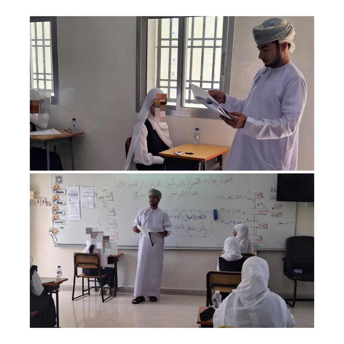 تشرفت المدرسة اليوم بزيارة كريمة من الدكتور سليمان الحامدي ، مشرف مادة اللغة العربية، وذلك للاطلاع على سير الاختبارات النهائية، ومتابعة أداء اللجان، والوقوف على الجهود المبذولة لضمان انسيابية العملية الامتحانية وجودتها.