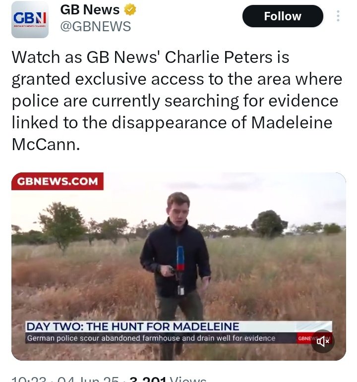 Bloke standing in a field hoping a brown man did it.

<a href="/GBNEWS/">GB News</a>