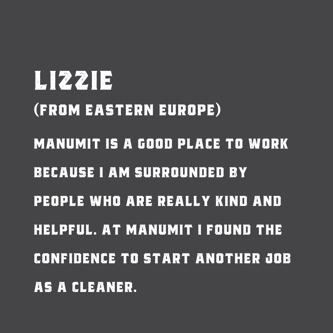 Reliable, hardworking, and full of quiet strength. Lizzie’s been part of Manumit for 3 years now!

In her own words: “Manumit gave me a chance. Working here helped me be brave and try to live my life again.”

This is why we do what we do.

 #FreedomThroughCoffee ☕