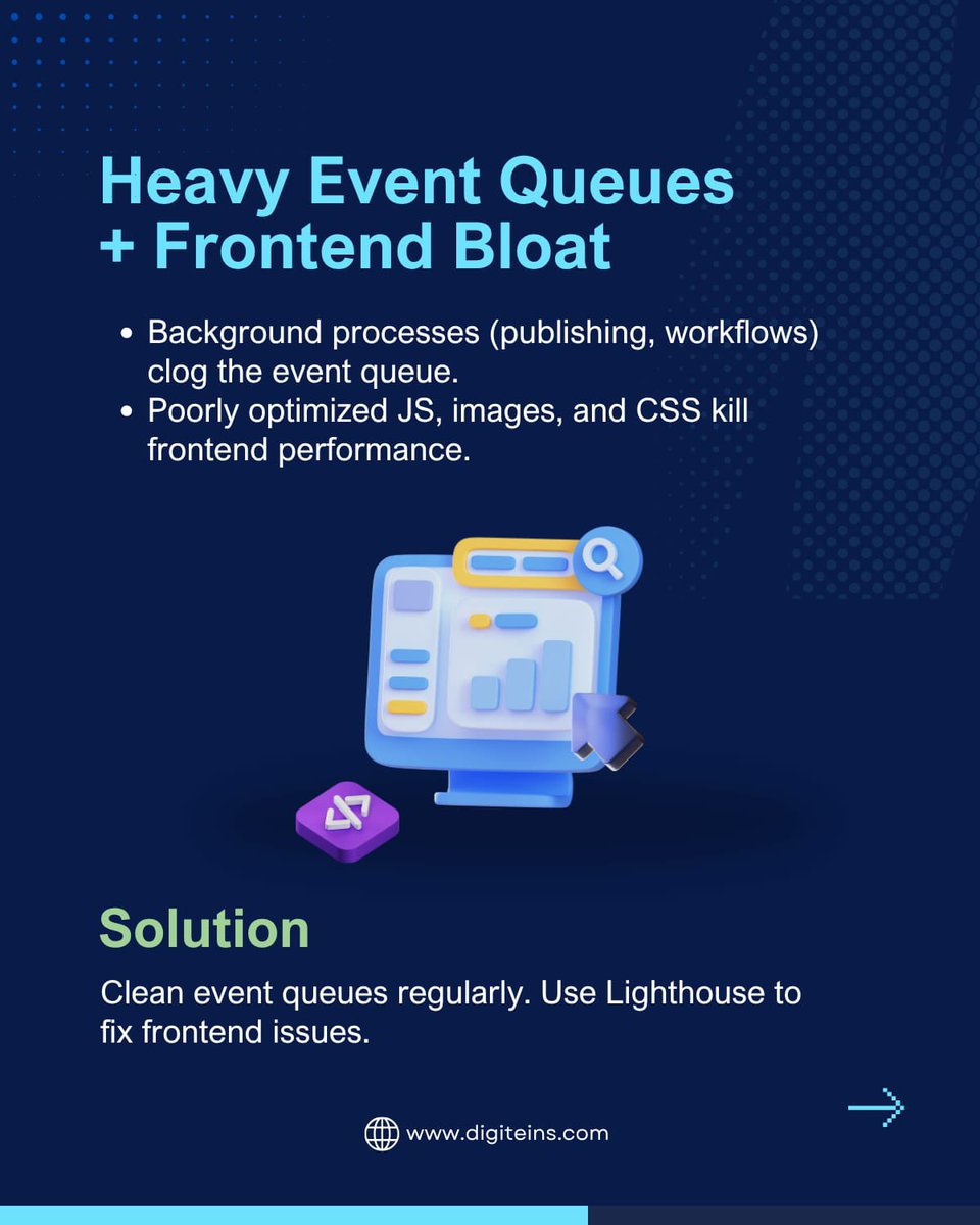 digiteins's tweet image. Your Sitecore site is optimized, but still slow? 
It might be hidden performance killers holding you back.
Swipe through to uncover what most teams miss-and how to fix it.”
#Sitecore #DigitalExperience #CMSOptimization #TechTips #Digiteins
digiteins.com