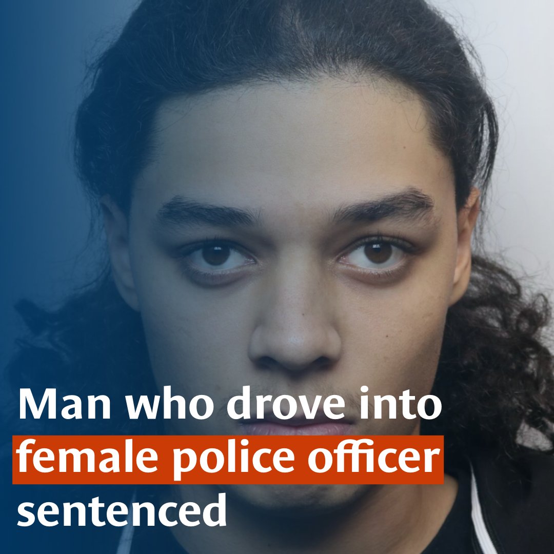The CPS have successfully prosecuted Harvey Bell, 19, for causing serious injury by dangerous driving after he drove into a @GMPolice officer in Stockport in January this year.

Read more: orlo.uk/3NLXA